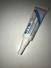 Pegamento profesional para pestañas, herramientas cosméticas para pestañas postizas impermeables adhesivo de maquillaje, Blanco claro/negro