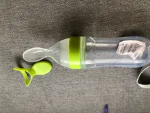 Botella de alimentación de bebé seguro de 90ML, cuchara de alimentación de silicona para niño pequeño, botella de leche, alimentador de entrenamiento para bebé, suplemento alimenticio