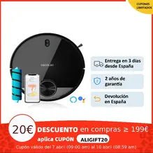 Cecotec Robot Aspirador Conga. Elige Tu Modelo. Navegación Láser, Friegasuelos, App Control, Alexa, Google assistant, ideal para mascotas. Cepillo Jalisco, hasta 10000 Pa de Potencia. Potente Robots aspiradores
