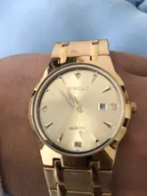 WWOOR-Pulsera de mano de cuarzo para hombres, relojes masculinos de marca superior de lujo, con diseño de diamante, dorado y negro, con fecha, a la moda, 2020