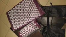Cojín masajeador para Yoga, esterilla de acupresión para aliviar el estrés, dolor de espalda y cuerpo, estera con puntas, colchoneta de acupuntura