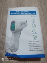 Termómetro Digital infrarrojo sin contacto para adultos y bebés, pistola electrónica de temperatura corporal para fiebre láser con pantalla Lcd