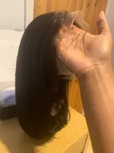 Pelucas de cabello humano corto recto peluca Frontal de encaje 360 pelucas frontales de encaje Bob recto pelucas frontales de encaje ISEE cabello malasio pelucas de cabello humano