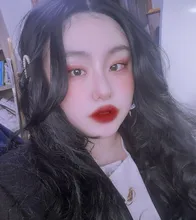 Yomagic-pelucas con onda de encaje frontal para mujer, cabello sintético de Color negro, sin pegamento, con línea de pelo Natural