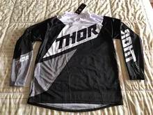 Mallot-Camiseta de motocross para hombre y mujer, camisa de ciclismo de montaña, manga larga y rapada para descenso