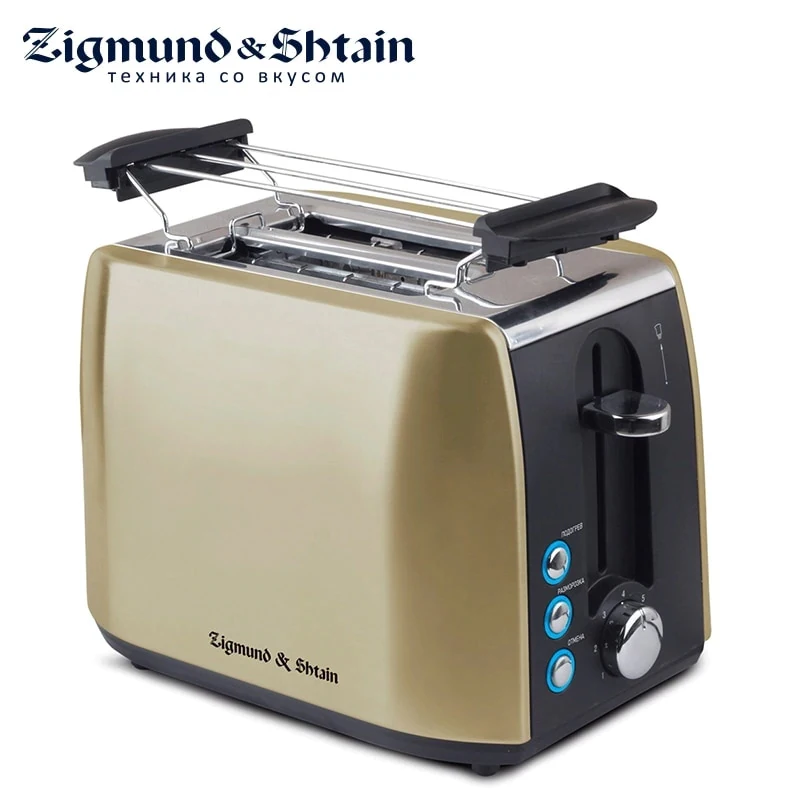 Zigmund & Shtain ST-86 Toaster Household Automatic Bread Toaster Baking Breakfast Machine Stainless steel 2 Slices Bread Maker Zigmund & Shtain ST-86 Toaster Household Automatic Bread Toaster Baking Breakfast Machine Stainless steel 2 Slices Bread Maker