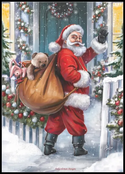 1 Наборы для вышивания счетным крестом Рукоделие-рукоделие 14 ct DMC Сделай Сам Искусство ручной работы Декор-коллекция Санта Клауса 4 - Цвет: 1