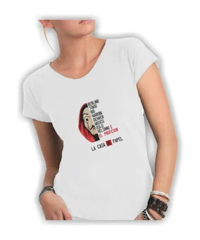 

T Shirt Woman Cotton Flamed With Wide Neckline and Cutting Vivo neckline and sleeves-HOME PAPER MODEL 1 MADE IN ITALY