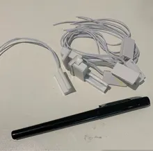 Barato MC-38 cable Sensor de ventana de puerta MC38 interruptor magnético normalmente cerrado NC para nuestra casa gsm/pstn sistema de alarma por cable