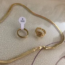 2020 de moda estilo de la calle 18K chapado en oro corto espiga collares de cadena de Gargantilla para mujer minimalista collar de cadena de oro