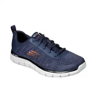 

SKECHERS Track - Moulton Shoe men's running shoes. Navy blue Color. Comfortable walking and running shoes
