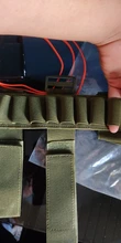 Estuche táctico militar para Rifle, 8 rondas, con culata, porta munición, calibre 12/20, funda para el brazo, caza, Mag