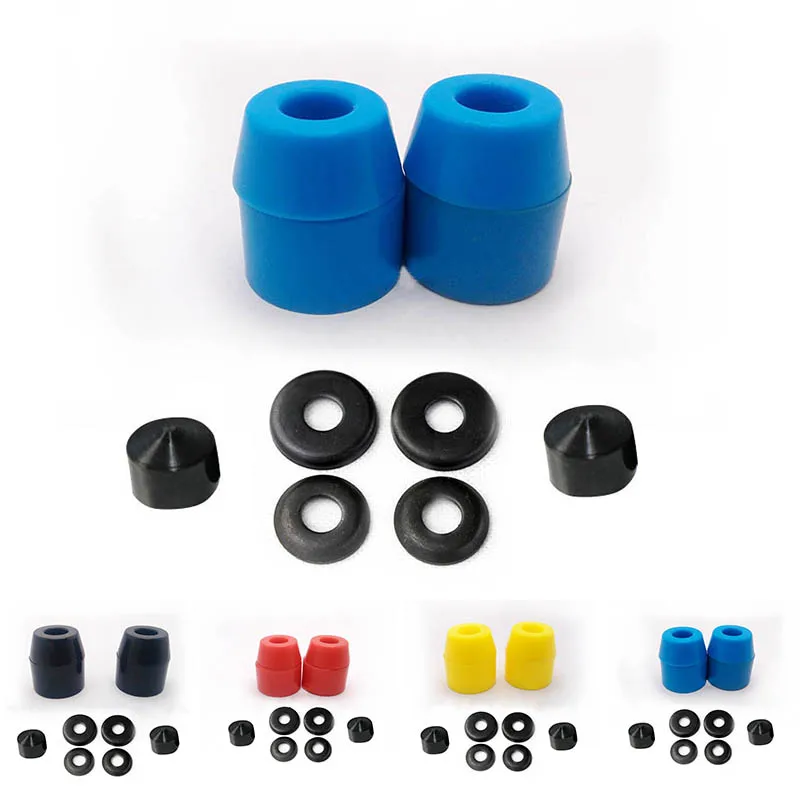 Bujes de monopatín de PU de 7 pulgadas, bujes suaves de Longboard, amortiguadores de alta elasticidad, bujes de camiones de Skate