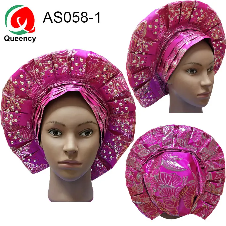 AS058-DHL новейший! Ручной работы авто геле Франция Нигерия женщин sego головной убор отрегулировать снаряжение с камнями свежий дизайн для фестиваля