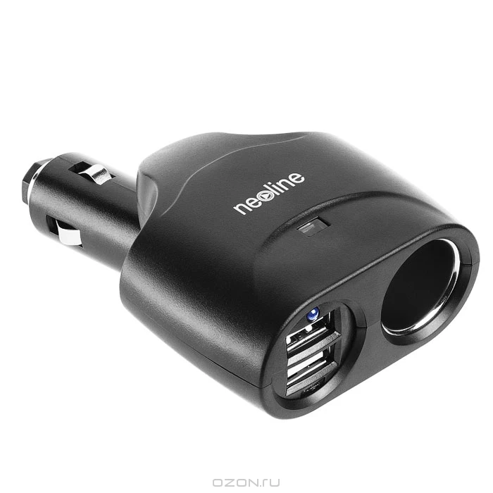 Разветвитель автомобильной розетки 12V Neoline Couple USB | Автомобили и мотоциклы