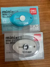 Deli Mini carta abridor Oficina cuchillo cortador de seguridad herramientas para artesanía y suministros