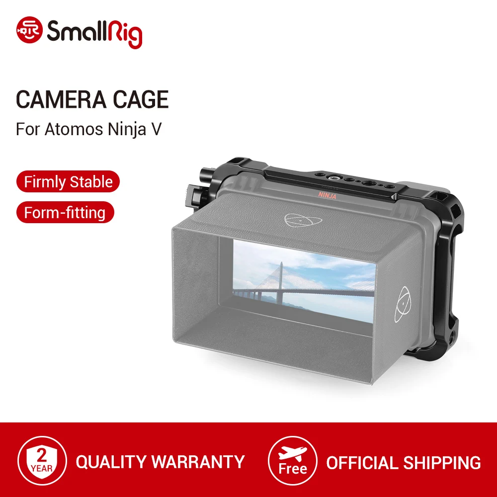 Формовочная клетка SmallRig для Atomos Ninja V 5 &quot4K HDMI монитора записи со встроенными
