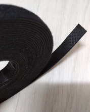 Cinta de cierre de velcro autoadhesivo, 1 Uds., 5M/rollo, 10mm, ganchos fuertes reutilizables, Lazos de Cable, cinta mágica, accesorios de bricolaje