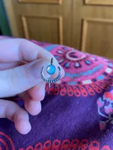 Anillo ajustable abierto de piedra lunar para mujer, de Color plata sortija de compromiso, Circonia cúbica, zirconia, circonita, zirconita, Estilo Vintage