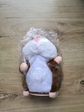 15cm lindo caminar hablar hámster muñeco de peluche Animal Sonido divertido registro repetir cambiando la voz de mascotas