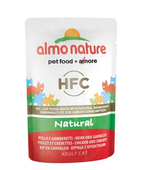 

Almo nature Pauchi D/cats with chicken and shrimp Chicken & shrimps 0,055 kg x 24 PCs