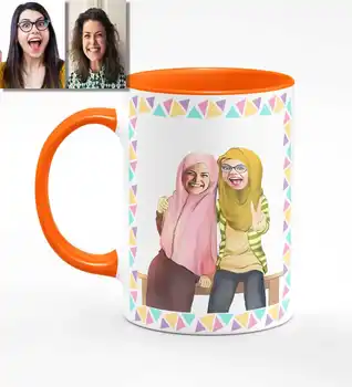 

Personalized Turbans Caricature Of Orange Mug cup 38 t736