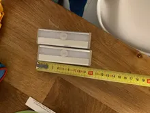 Lámpara LED de luz LED con Sensor de movimiento PIR para debajo del armario, luz nocturna para escaleras y cocina, 6/10 LEDs