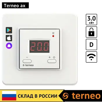 

Thermostat for floor Terneo ax temperature warm thermoregulator room thermal sensor underfloor heating controller 220v 16a