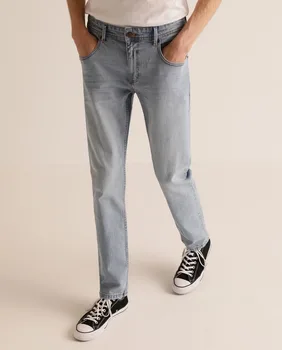 

Cowboy man straight light blue