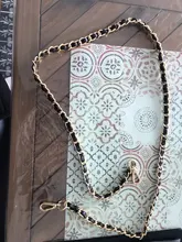 Chain-Straps Purse-Handle Replacement Shoulder-Crossbody-Bag Metal Silver Bronze Black