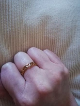 Anillo de metal con diseño de oso, joyería para la mano en ácero inoxidable, enchapado en oro y plata en tallas 6-8, 1 unidad