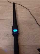 Curlers Flower-Cone Conical Electric-Hair Ceramic Single-Tube LCD Glaze-Pear