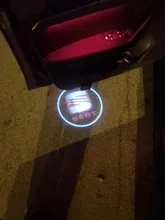 Proyector láser para coche, luz de bienvenida para puerta, lámpara fantasma para Seat León, Ibiza, Alhambra, Niva, Kalina, Priora, Granta, 2 unidades