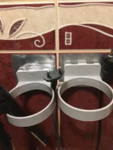 Rack-Organizer Hair-Dryer-Holder Shelf-Storage Bathroom Wall-Mounted ABS for Dia. High-Quality