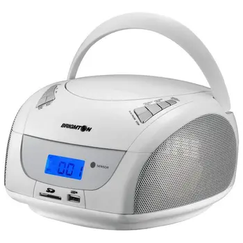 

Radio CD Bluetooth MP3 BRIGMTON W-411 USB SD White