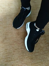 Sneakers Sports-Shoes Air-Cushion Mesh Lightweight Comfort Breathable Women Lace-Up Outdoor