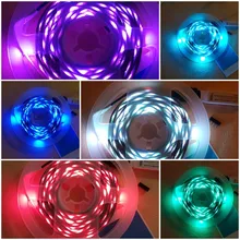 Adapter Ribbon Lamp-Tape Led-Strips-Lights App-Control Wifi 5050 Rgbww Alexa Bluetooth