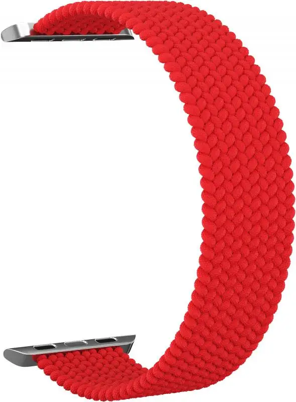 Ремешок нейлоновый GSMIN Braid для Apple Watch Series 3 38/40 (L) (Красный) | Наручные часы