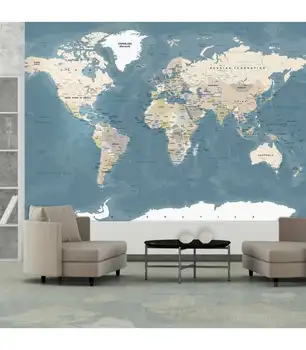 

Mural-Vintage World Map