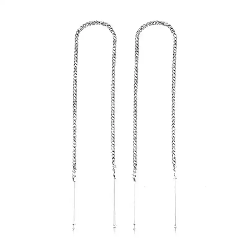 

Silver Chain Earrings