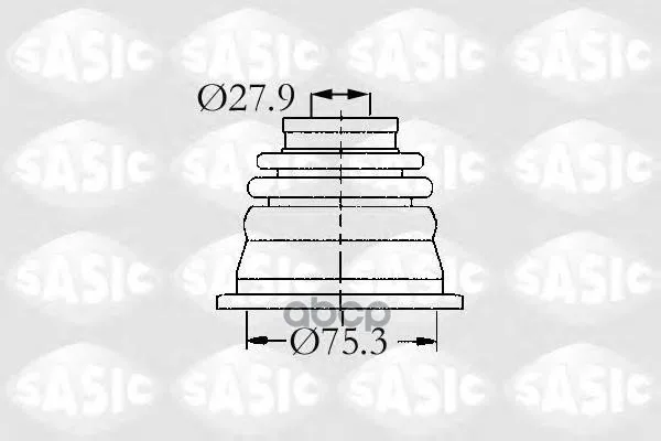 Пыльник Шруса Renault Traffic Ii 01- Нар. Sasic 4003470 Sasic арт. 4003470