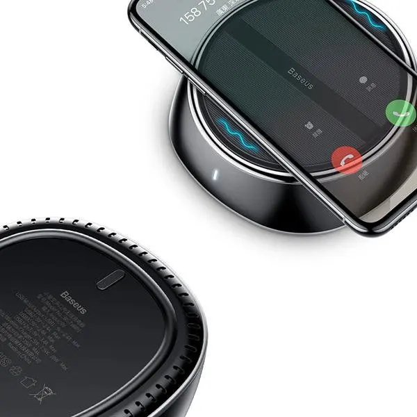 Беспроводное зарядное устройство Baseus 2 in 1 Qi wireless charger 3 USB CCALL-XK01(Черный