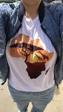 Camisetas con estampado de mapa de África para mujer, camisetas de Harajuku para mujer, ropa de dibujo en blanco para chica, ropa de calle, envío directo, verano 2021
