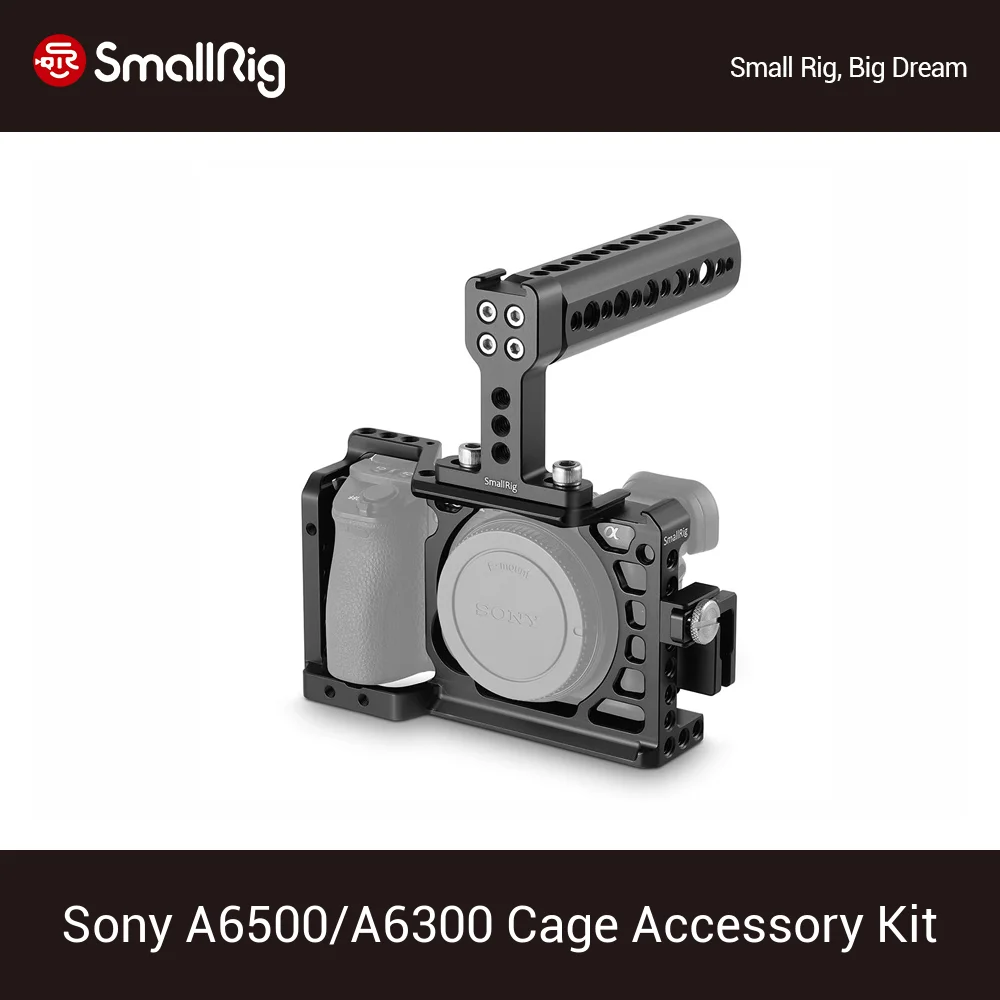 

SmallRig A6500 Camera Cage With Top Handle+HDMI Cable Clamp For Sony A6500/A6300 Cage Accessory Kit -1968