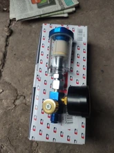 pistola de pintura, manómetro de regulador de aire + herramienta de filtro de trampa de agua en línea + adaptador JP/EU/US, herramientas neumáticas, accesorios para aerografo