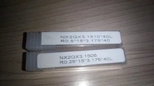 XCAN Tapered Molino de extremo 1pc R0.25/R0.5/R0.75/R1.0 3.175mm vástago de grabado de madera poco CNC Router poco de fresado