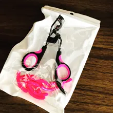 Rizador de pestañas, maquillaje cosmético, pinzas rizadoras, mango + 10 almohadillas de repuesto de silicona