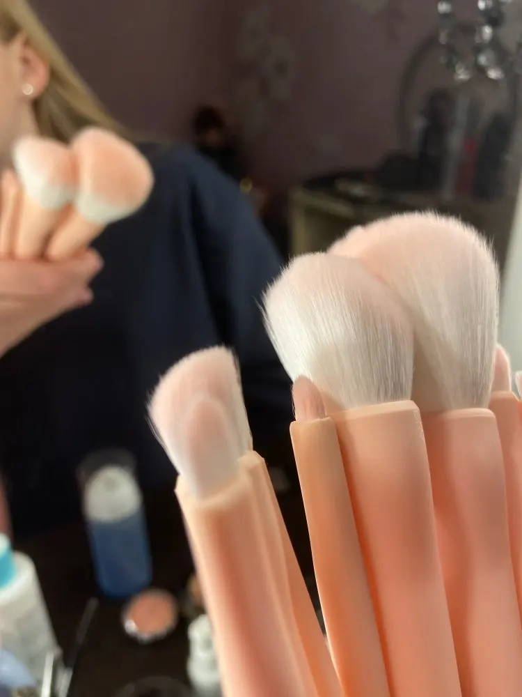 8PCS Makeup Brushes Sets Powder Foundation Blusher Eyeshadow Brush Candy Cosmetic Colorful Make Up NO MSQ LOGO With Bag reviews №3 156519