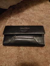 Cartera de piel auténtica para mujer, bolso de dinero a la moda, con cremallera, tarjetero, práctico, para teléfono, de alta capacidad, nuevo estilo