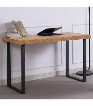 

Table study color Oak wild white or black structure.